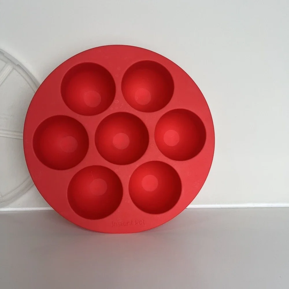 Instant Pot Egg Bites/ Baby Food Tray Pan Silicone Mold Insert With Lid 6 & 8 Qt